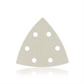 Slibepapir med Velcro - WHITE 510 DELTA - Smirdex - 95x95x95 mm - 6 huller - P40